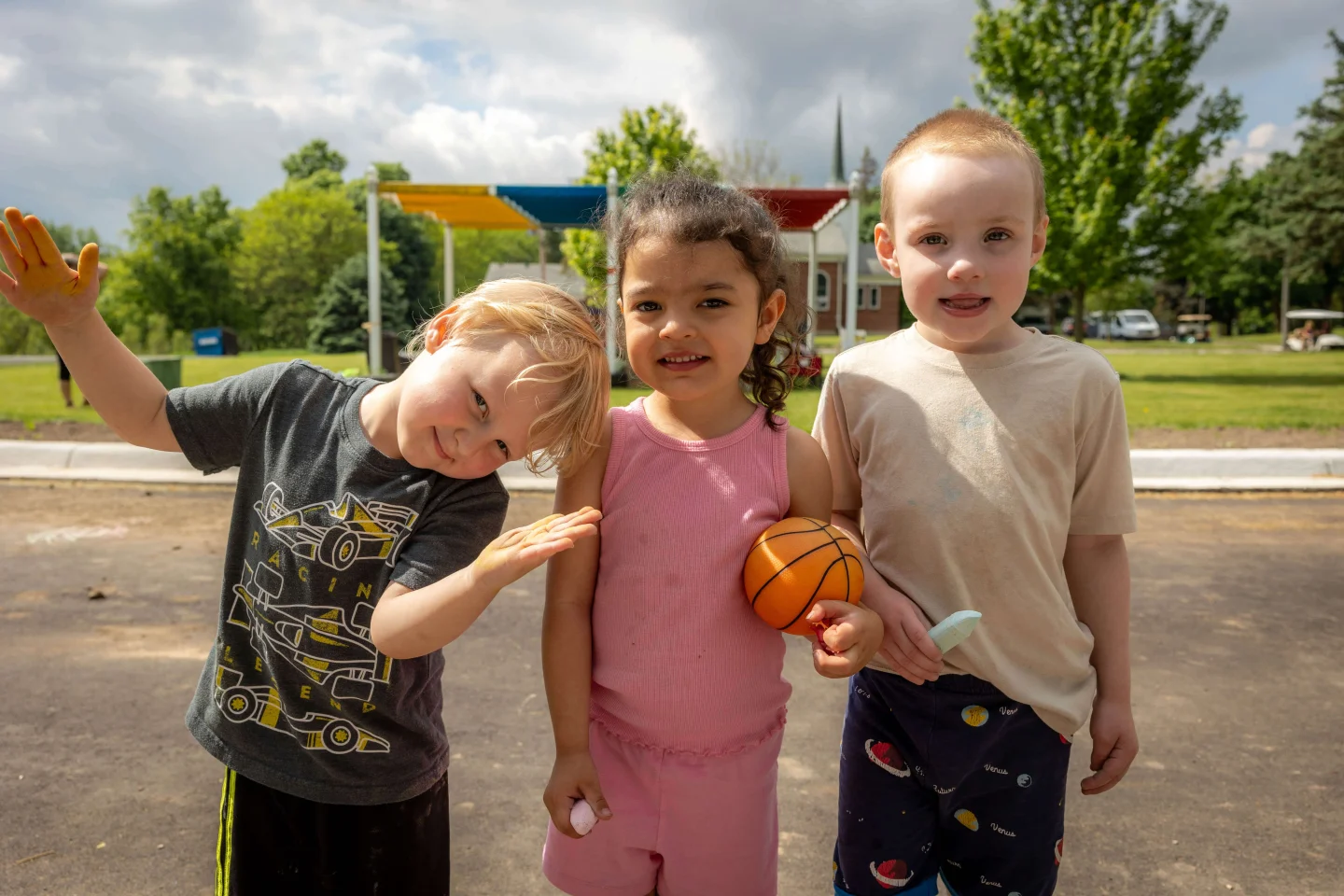 Children at VFW National Home’s Michigan campus.