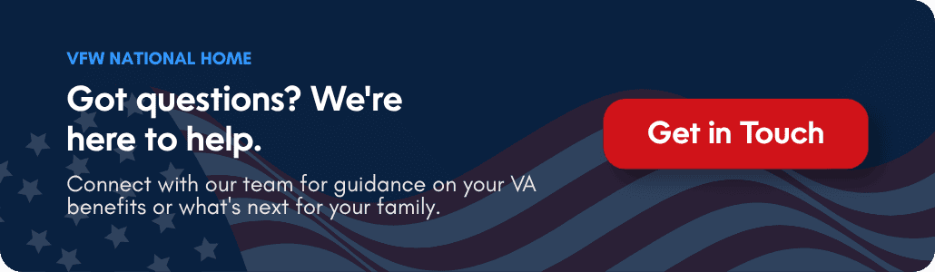 Got questions? Get in touch with VFW National Home.